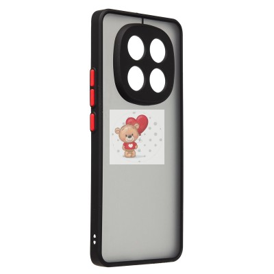 Чехол-накладка для Xiaomi Redmi Note 14 Pro+ (черный) - PC041 Чехол-накладка для Xiaomi Redmi Note 14 Pro+ (черный) - PC041