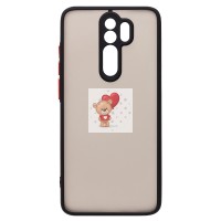 Чехол-накладка для Xiaomi Redmi Note 8 Pro (черный/черный) - PC041