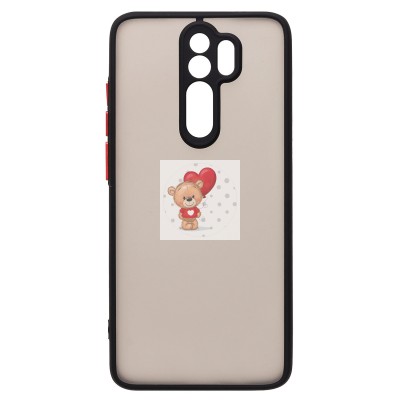 Чехол-накладка для Xiaomi Redmi Note 8 Pro (черный/черный) - PC041 Чехол-накладка для Xiaomi Redmi Note 8 Pro (черный/черный) - PC041