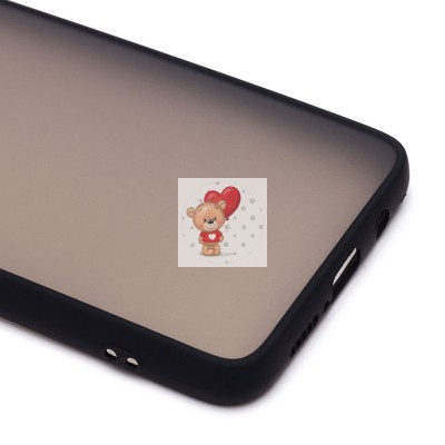 Чехол-накладка для Xiaomi Redmi Note 8 Pro (черный/черный) - PC041