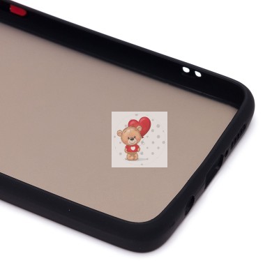 Чехол-накладка для Xiaomi Redmi Note 8 Pro (черный/черный) - PC041