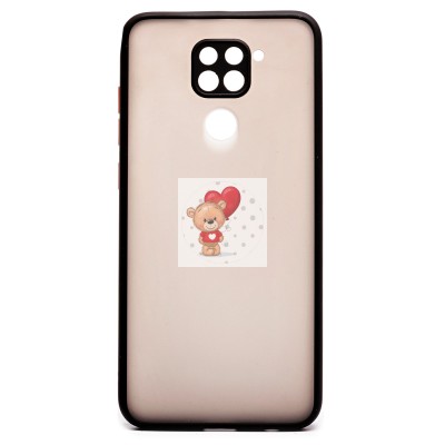 Чехол-накладка для Xiaomi Redmi Note 9 (черный/черный) - PC041 Чехол-накладка для Xiaomi Redmi Note 9 (черный/черный) - PC041