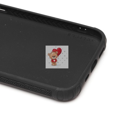 Чехол-накладка для Apple iPhone 13 Pro с подставкой и магнитом (черный) - PC058