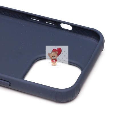 Чехол-накладка для Apple iPhone 13 Pro с подставкой и магнитом (темно-синий) - PC058