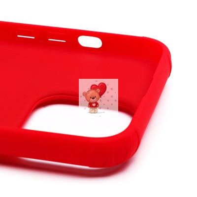 Чехол-накладка для Apple iPhone 13 Pro с подставкой и магнитом (красный) - PC058