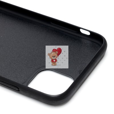 Чехол-накладка для Apple iPhone 11 россыпь кристаллов (черный) - PC071 POSH SHINE