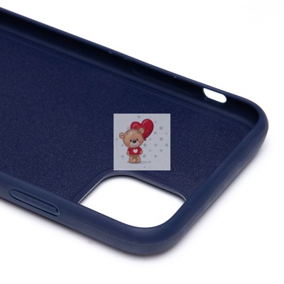 Чехол-накладка для Apple iPhone 11 россыпь кристаллов (ледяной синий) - PC071 POSH SHINE