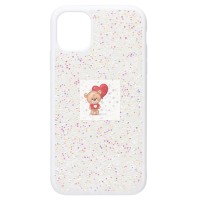 Чехол-накладка для Apple iPhone 11 россыпь кристаллов (белый) - PC071 POSH SHINE
