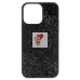 Чехол-накладка для Apple iPhone 14 Pro Max россыпь кристаллов (черный) - PC071 POSH SHINE