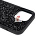 Чехол-накладка для Apple iPhone 14 Pro Max россыпь кристаллов (черный) - PC071 POSH SHINE Чехол-накладка для Apple iPhone 14 Pro Max россыпь кристаллов (черный) - PC071 POSH SHINE