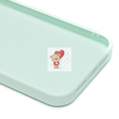 Чехол-накладка для Apple iPhone 14 Pro Max россыпь кристаллов (ледяной мятный) - PC071 POSH SHINE Чехол-накладка для Apple iPhone 14 Pro Max россыпь кристаллов (ледяной мятный) - PC071 POSH SHINE