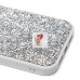 Чехол-накладка для Apple iPhone 14 Pro Max россыпь кристаллов (серебяный) - PC071 POSH SHINE Чехол-накладка для Apple iPhone 14 Pro Max россыпь кристаллов (серебяный) - PC071 POSH SHINE