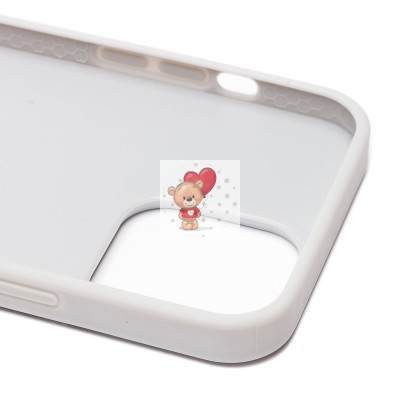 Чехол-накладка для Apple iPhone 14 Pro Max россыпь кристаллов (серебяный) - PC071 POSH SHINE Чехол-накладка для Apple iPhone 14 Pro Max россыпь кристаллов (серебяный) - PC071 POSH SHINE