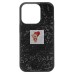 Чехол-накладка для Apple iPhone 14 Pro россыпь кристаллов (черный) - PC071 POSH SHINE