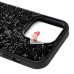 Чехол-накладка для Apple iPhone 14 Pro россыпь кристаллов (черный) - PC071 POSH SHINE