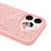 Чехол-накладка для Apple iPhone 14 Pro россыпь кристаллов (розовый) - PC071 POSH SHINE Чехол-накладка для Apple iPhone 14 Pro россыпь кристаллов (розовый) - PC071 POSH SHINE