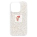 Чехол-накладка для Apple iPhone 14 Pro россыпь кристаллов (белый) - PC071 POSH SHINE