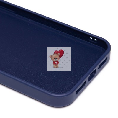 Чехол-накладка для Apple iPhone 15 Pro Max россыпь кристаллов (ледяной синий) - PC071 POSH SHINE