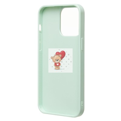 Чехол-накладка для Apple iPhone 15 Pro Max россыпь кристаллов (ледяной мятный) - PC071 POSH SHINE Чехол-накладка для Apple iPhone 15 Pro Max россыпь кристаллов (ледяной мятный) - PC071 POSH SHINE