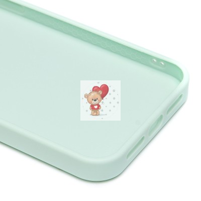 Чехол-накладка для Apple iPhone 15 Pro Max россыпь кристаллов (ледяной мятный) - PC071 POSH SHINE Чехол-накладка для Apple iPhone 15 Pro Max россыпь кристаллов (ледяной мятный) - PC071 POSH SHINE