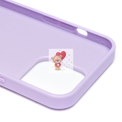 Чехол-накладка для Apple iPhone 15 Pro Max россыпь кристаллов (ледяной фиолетовый) - PC071 POSH SHINE