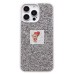Чехол-накладка для Apple iPhone 15 Pro Max россыпь кристаллов (серебяный) - PC071 POSH SHINE