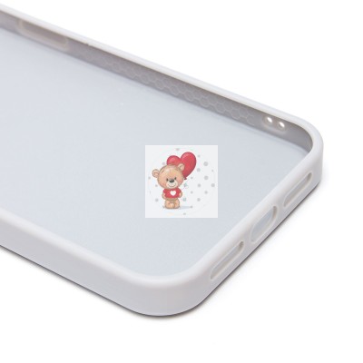 Чехол-накладка для Apple iPhone 15 Pro Max россыпь кристаллов (серебяный) - PC071 POSH SHINE