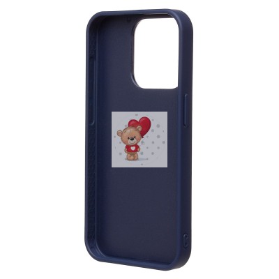 Чехол-накладка для Apple iPhone 15 Pro россыпь кристаллов (ледяной синий) - PC071 POSH SHINE Чехол-накладка для Apple iPhone 15 Pro россыпь кристаллов (ледяной синий) - PC071 POSH SHINE