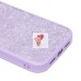 Чехол-накладка для Apple iPhone 15 Pro россыпь кристаллов (ледяной фиолетовый) - PC071 POSH SHINE