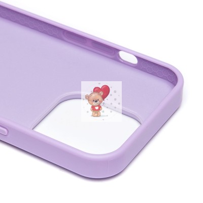 Чехол-накладка для Apple iPhone 15 Pro россыпь кристаллов (ледяной фиолетовый) - PC071 POSH SHINE