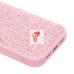 Чехол-накладка для Apple iPhone 15 Pro россыпь кристаллов (розовый) - PC071 POSH SHINE