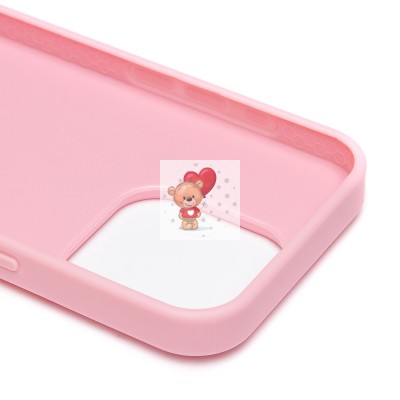 Чехол-накладка для Apple iPhone 15 Pro россыпь кристаллов (розовый) - PC071 POSH SHINE