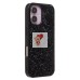 Чехол-накладка для Apple iPhone 16 россыпь кристаллов (черный) - PC071 POSH SHINE