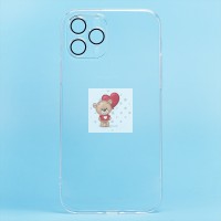 Чехол-накладка для Apple iPhone 11 Pro (прозрачный) - PC073 с закрытой камерой Чехол-накладка для Apple iPhone 11 Pro (прозрачный) - PC073 с закрытой камерой