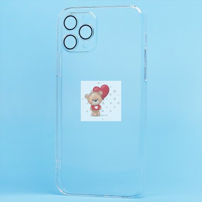 Чехол-накладка для Apple iPhone 11 Pro (прозрачный) - PC073 с закрытой камерой Чехол-накладка для Apple iPhone 11 Pro (прозрачный) - PC073 с закрытой камерой