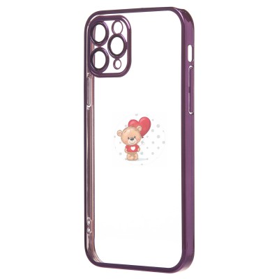 Чехол-накладка для Apple iPhone 11 Pro (фиолетовый) - PC073 с закрытой камерой Чехол-накладка для Apple iPhone 11 Pro (фиолетовый) - PC073 с закрытой камерой