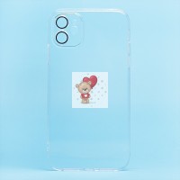 Чехол-накладка для Apple iPhone 11 (прозрачный) - PC073 с закрытой камерой Чехол-накладка для Apple iPhone 11 (прозрачный) - PC073 с закрытой камерой