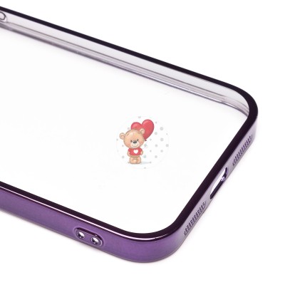 Чехол-накладка для Apple iPhone 11 (фиолетовый) - PC073 с закрытой камерой Чехол-накладка для Apple iPhone 11 (фиолетовый) - PC073 с закрытой камерой