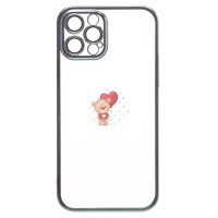 Чехол-накладка для Apple iPhone 12 Pro Max (зеленый) - PC073 с закрытой камерой