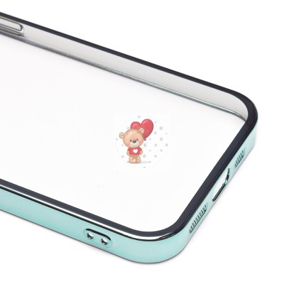 Чехол-накладка для Apple iPhone 12 Pro Max (зеленый) - PC073 с закрытой камерой