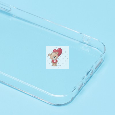 Чехол-накладка для Apple iPhone 12 Pro Max (прозрачный) - PC073 с закрытой камерой