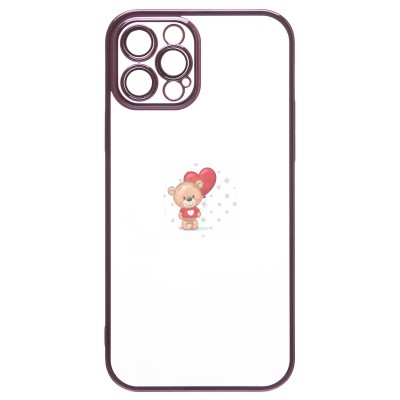 Чехол-накладка для Apple iPhone 12 Pro Max (фиолетовый) - PC073 с закрытой камерой Чехол-накладка для Apple iPhone 12 Pro Max (фиолетовый) - PC073 с закрытой камерой