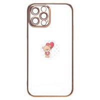 Чехол-накладка для Apple iPhone 12 Pro Max (желтый) - PC073 с закрытой камерой