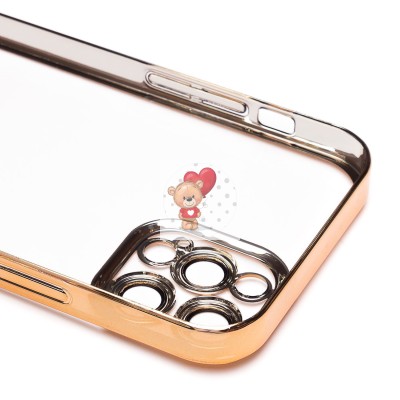 Чехол-накладка для Apple iPhone 12 Pro Max (желтый) - PC073 с закрытой камерой