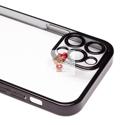 Чехол-накладка для Apple iPhone 12 Pro (черный) - PC073 с закрытой камерой Чехол-накладка для Apple iPhone 12 Pro (черный) - PC073 с закрытой камерой