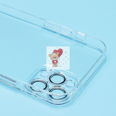 Чехол-накладка для Apple iPhone 12 Pro (прозрачный) - PC073 с закрытой камерой Чехол-накладка для Apple iPhone 12 Pro (прозрачный) - PC073 с закрытой камерой