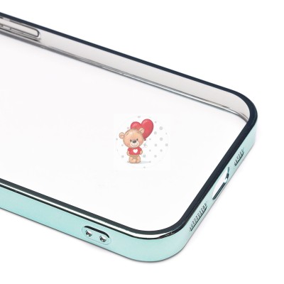 Чехол-накладка для Apple iPhone 13 Pro Max (зеленый) - PC073 с закрытой камерой