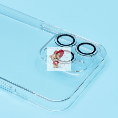 Чехол-накладка для Apple iPhone 13 Pro Max (прозрачный) - PC073 с закрытой камерой