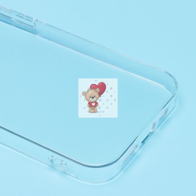 Чехол-накладка для Apple iPhone 13 Pro Max (прозрачный) - PC073 с закрытой камерой