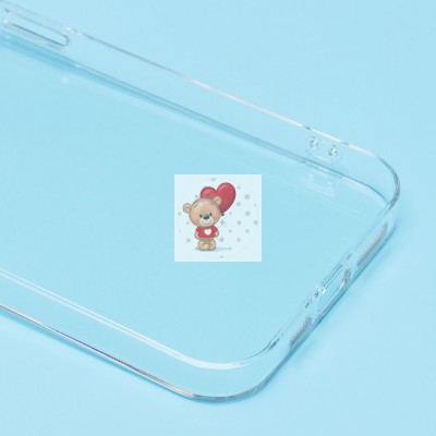 Чехол-накладка для Apple iPhone 13 Pro Max (прозрачный) - PC073 с закрытой камерой